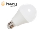Bombilla LED, Tipo Bulbo Nano, 12W, 4000K Blanco Natural, 100-240Vac, E27, Frost, IP20, 270 Grados