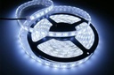 Cinta LED, SMD5050, 6000K Blanco Frío, 12Vdc, Largo: 5Mts, Ancho: 10mm, 60Led/Mts, IP20