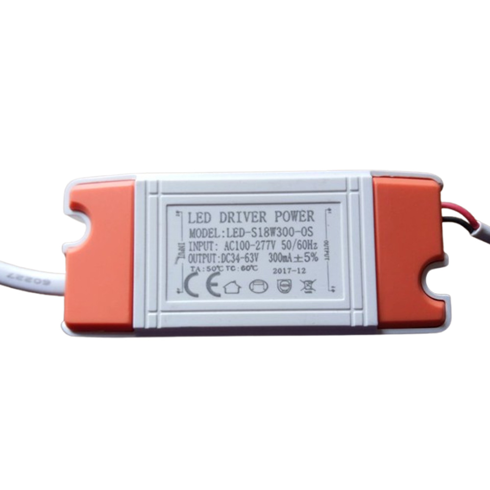 Driver p/Lámpara LED, IP20, 12-18W, 100-277Vac, Output: 34-63Vdc, 300mA