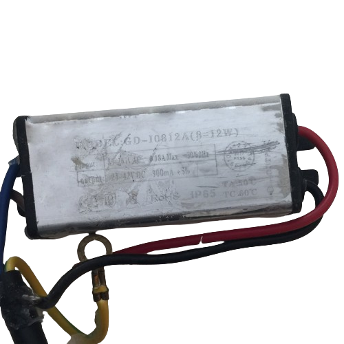 Driver p/Lámpara LED, IP65, 8-12W, 85-265Vac, Output: 24-42Vdc, 300mA