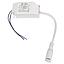 Driver p/Panel LED, IP20, 3W, 100-240Vac, Output: 9-10.5Vdc, 300mA, PF: 0.5