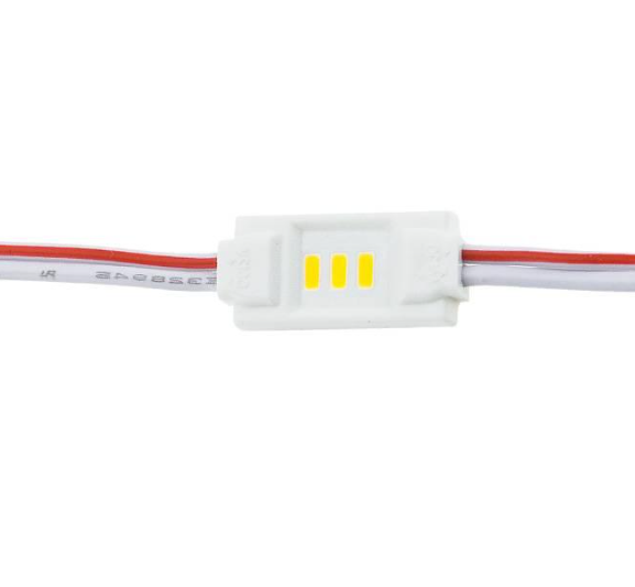 Módulo LED Mini, SMD3014, 3LED, 0.36W, 6000K Blanco Frío, 12Vdc, L18*8*H3mm, IP65, 120 Grados