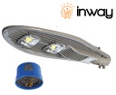 [DGPR-1022712] Lámpara de Calle LED Tipo COB con Fotocelda, 100W, 2x50W, 3000K Blanco Cálido, 100-277Vac, Type I Short, 90x145 Grados