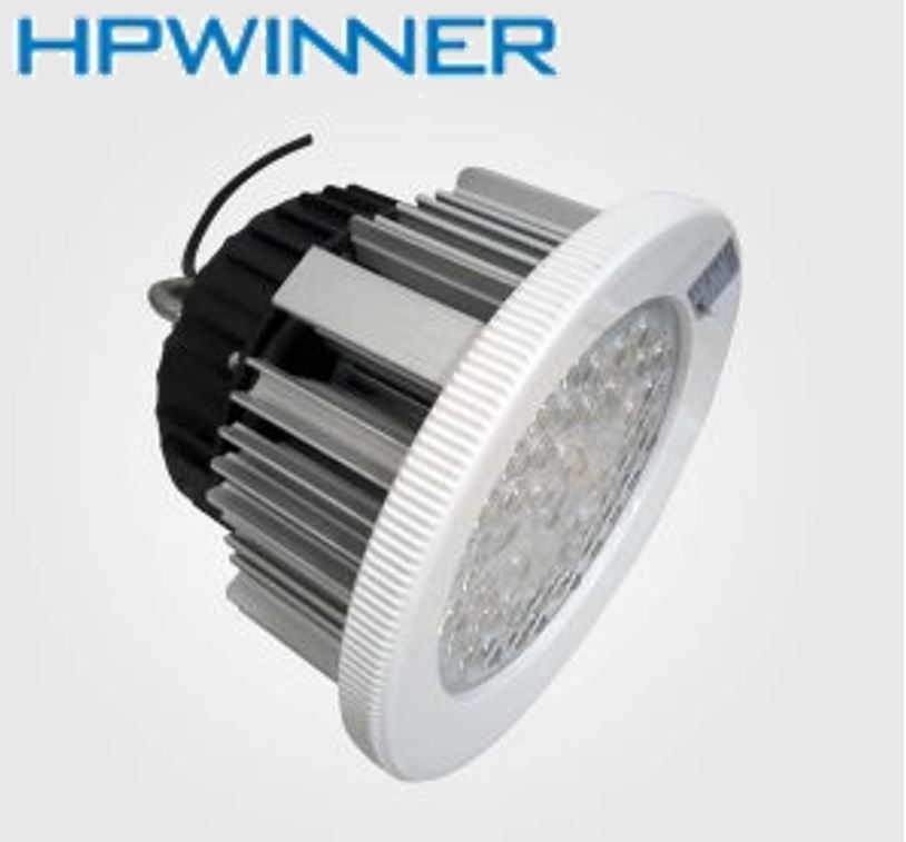 Lámpara High Bay Light LED Modular TF8H, 180W, 5000K, M15, 2890, 90 Grados, Luxeon 5050, 100,000 horas de vida útil, 100-277Vac, Dimmable de 0-10Vdc, IP65, Plateada