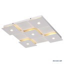 [DGPR-1022780] Lámpara LED Decorativa de Superficie, DG61685C, 30W, 5x6W, CW 6000K, 85-265Vac, Dimensiones: 340x340x25mm, IP20