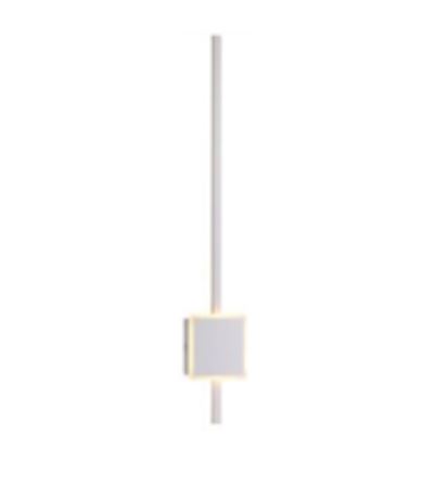 Lámpara LED Decorativa de Pared (Aplique), DG61424W, 24W, 16+8W, 6000K Blanco Frío, 85-265Vac, Dimensiones: Φ136X60XH815MM, IP20