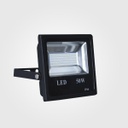 Reflector SMD Slim, 50W, 6000K Blanco Frío, 85-265Vac, IP65, 120 Grados, Negra