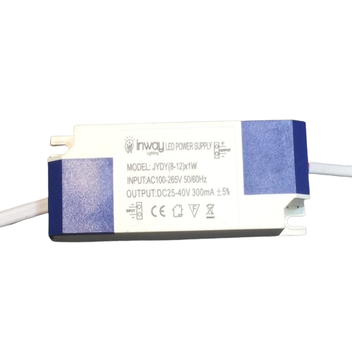 Driver p/Lámpara LED, 8-12W, 85-265Vac, Output: 23-42Vdc, 300mA, IP20