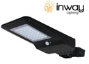 [DGPR-1023196] Lámpara Solar de Calle LED de 15W con Panel Integrado de 9.5Wp y Sensor de Movimiento, 6000K Blanco Frío, 140x70 Grados, Con Batería de Litio de 186.50Wh, 7.4V, 5400mAh, IP65, Negra, 106Lm/W