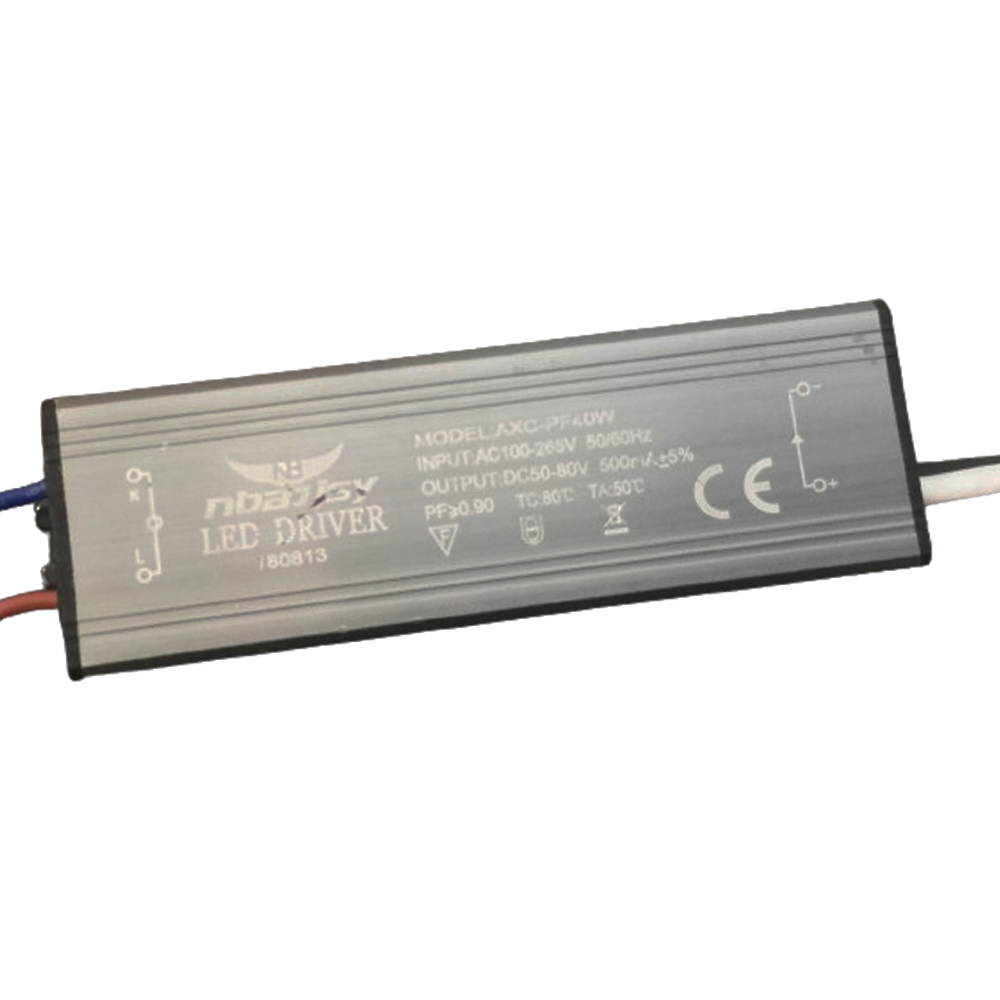 Driver p/Lámpara LED, IP65, 40W, 100-265Vac, Output: 50-80Vdc, 500mA