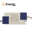 Driver p/Lámpara LED, IP20, 4-7W, 85-265Vac, Output: 12-25Vdc, 300mA