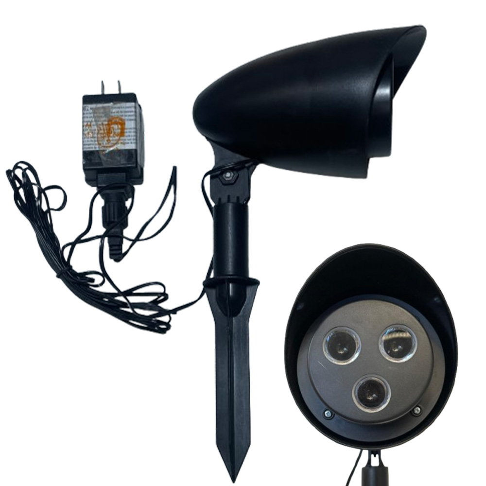 Proyector de Figuras Laser Papa Noel para Exterior, IP44, 3W, 120Vac