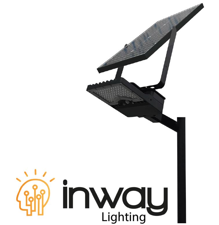 Lámpara Solar de Calle LED de 60W con Panel de 32Wp y Sensor de Movimiento, 6000K Blanco Frío, 140x70 Grados, Con Batería de Litio de 186.50Wh, 11.1V, 16000mAh, IP65, Negra, 100Lm/W