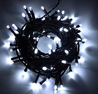 Extensión Navideña LED p/Exterior, 4W, 6000K Blanco Frío, 200LED/10Metros, 110Vac, Con cable verde de 3xφ0.15mm2, IP20, No incluye power