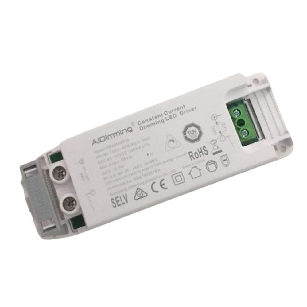 Driver p/Lámpara LED Triac Dimmable, IP20, 13-18W, 90-130Vac, Output: 43-60Vdc, 300mA