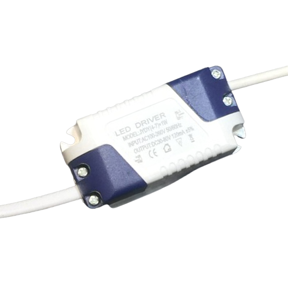 Driver p/Lámpara LED, IP20, 4-7W, 100-260Vac, Output: 30-80Vdc, 120mA