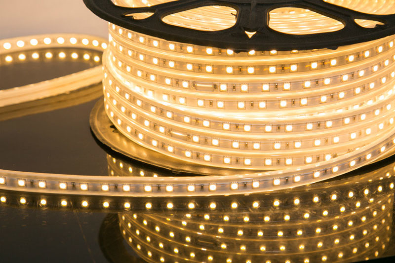 Manguera LED, 120Vac, IP65, 3000K Blanco Cálido, SMD2835, 60Led/Mts                                                                                                                                                                                                                                                                                            .