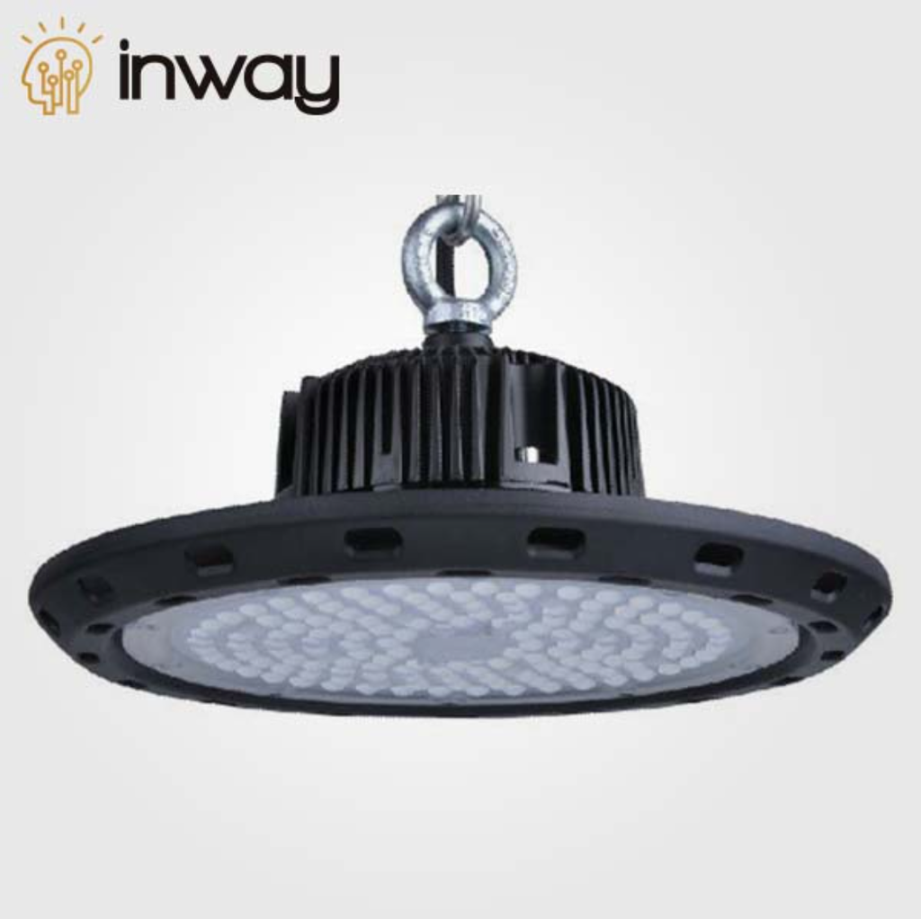 Lámpara High Bay SMD LED, Tipo UFO E, 50W, 6000K Blanco Frío, 100-277Vac, Supresor de Pico 4KV, IP65, 90 Grados 110Lm/W