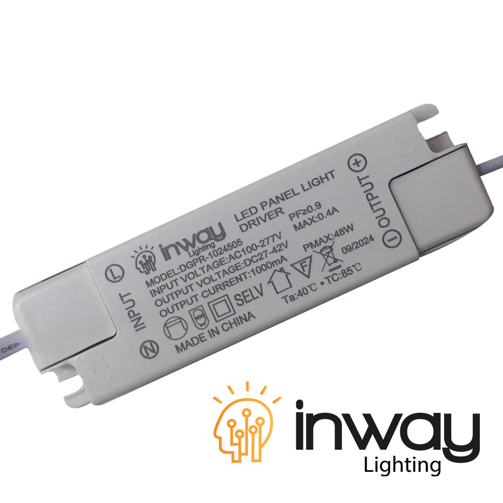 Driver p/Lámpara LED, IP20, 40W, 100-277Vac, Output: 27-42Vdc, 1000mA