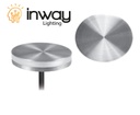 [DGPR-1024591] Cover tipo Disco de 360 Grados, p/Base de Lámpara Empotrable de Exterior, 3W, Modelo: DG-1021, Dimensiones: 65x13.5mm, Material: Acero Inoxidable 316