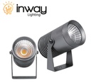 Reflector COB LED, DG-1500, 15W, 3000K Blanco Cálido, 100-265Vac, IP67, 38 Grados, Diámetro: 61mm, Gris Oscuro, Material: Aluminio