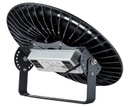 Lámpara High Bay SMD LED, Tipo UFO J con Brazo, 100W, 6000K Blanco Frío, 100-277Vac, Supresor de Pico 4KV, IP65, 90 Grados