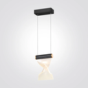 Lámpara LED Decorativa Colgante, DG60320P, 8W, 6000K Blanco Frío, 85-265Vac, Dimensiones: 180x90x1500mm, IP20, Verde oscuro con dorado