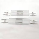 [DGPR-1025245] Conector p/Manguera LED SMD2835/3528, unicolor, recto, PCB 12mm y 2 vías con pin