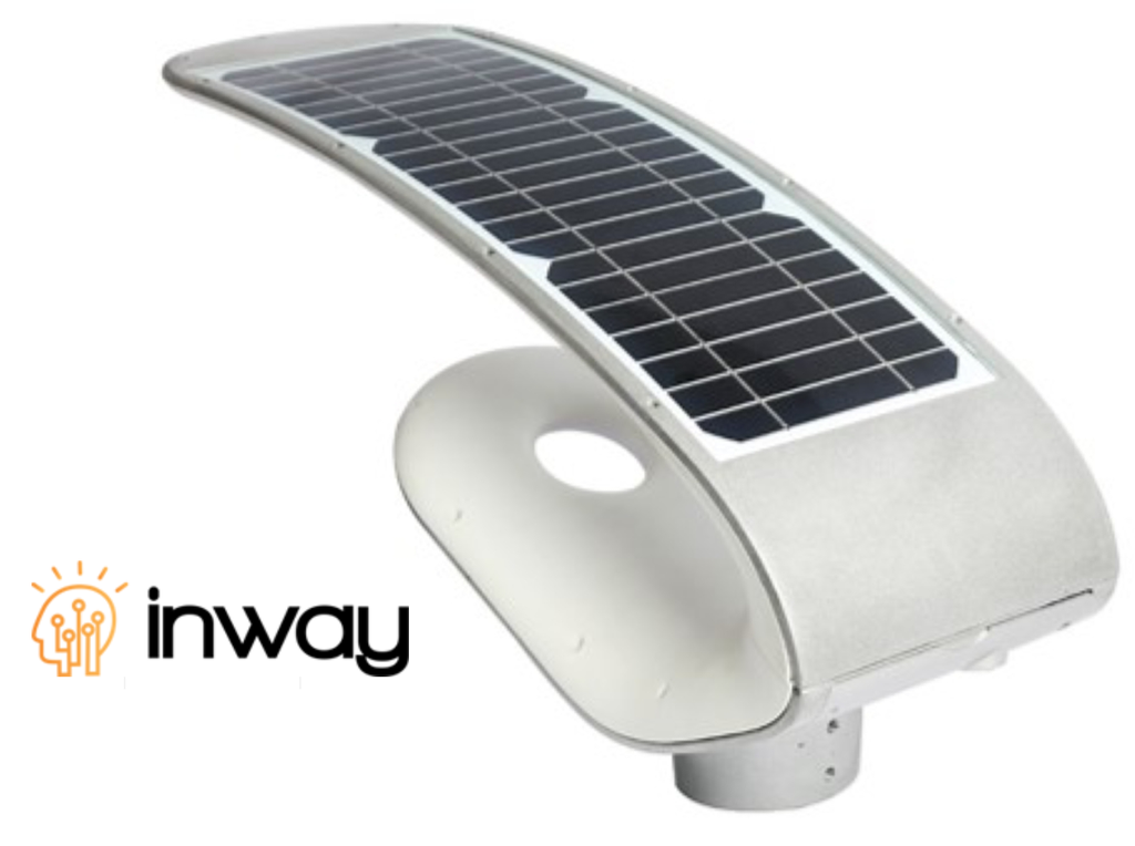 Lámpara Solar de Calle LED de 20W con Panel Integrado de 12W, 10.5V y Sensor de Movimiento, 6000K Blanco Frío, 120 Grados, Con Batería de Litio 38.4Wh, 6.4V, 6000mAh, IP65, Plateado, 100Lm/W