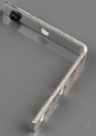Conector Vertical p/Perfil de Aluminio, Tipo: L, 90 Grados