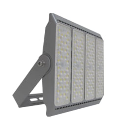 Reflector LED Modular FL46A-4 con Módulo Integrado, 240W, 4 Módulos, 5000K, 1354, 36pcs, 90 Grados, 100-277Vac, Dimmable de 0-10Vdc, IP68, Gris