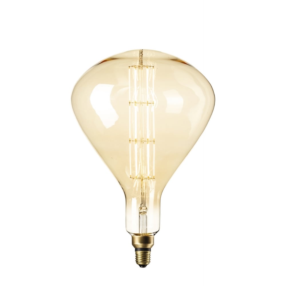 Bombilla de Filamento Vintage, Tipo UJO-DG-018, 4W, 2200K, E27, Ambar, 110-130Vac, Dimensiones: 180x300mm, IP20, 360 Grados