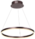 [DGPR-1026011] Lámpara LED Decorativa Colgante, DG60776P, 54W, 4000K Blanco Natural, 85-265Vac, Dimensiones: Φ600X1200mm, IP20, Marrón