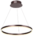 Lámpara LED Decorativa Colgante, DG60776P, 54W, NW 4000K, 85-265Vac, Dimensiones: Φ600X1200mm, IP20, Marrón
