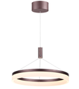 Lámpara LED Decorativa Colgante, DG51702P, 18W, NW 4000K, 85-265Vac, Dimensiones: Φ200x1500mm, IP20, Marron