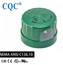 Fotocelda de 3 pin con cover verde (Fail-Off mode), 1800W, 380 Joule, 10000Amp, 120-277Vac, Material: Policarbonato (PC)