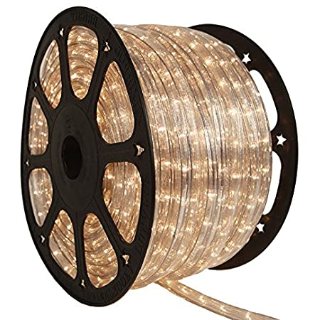 Manguera LED de Navidad de 3 pin, 110Vac, IP65, 2700K Blanco Cálido, 36Led/Mts, 360 Grados