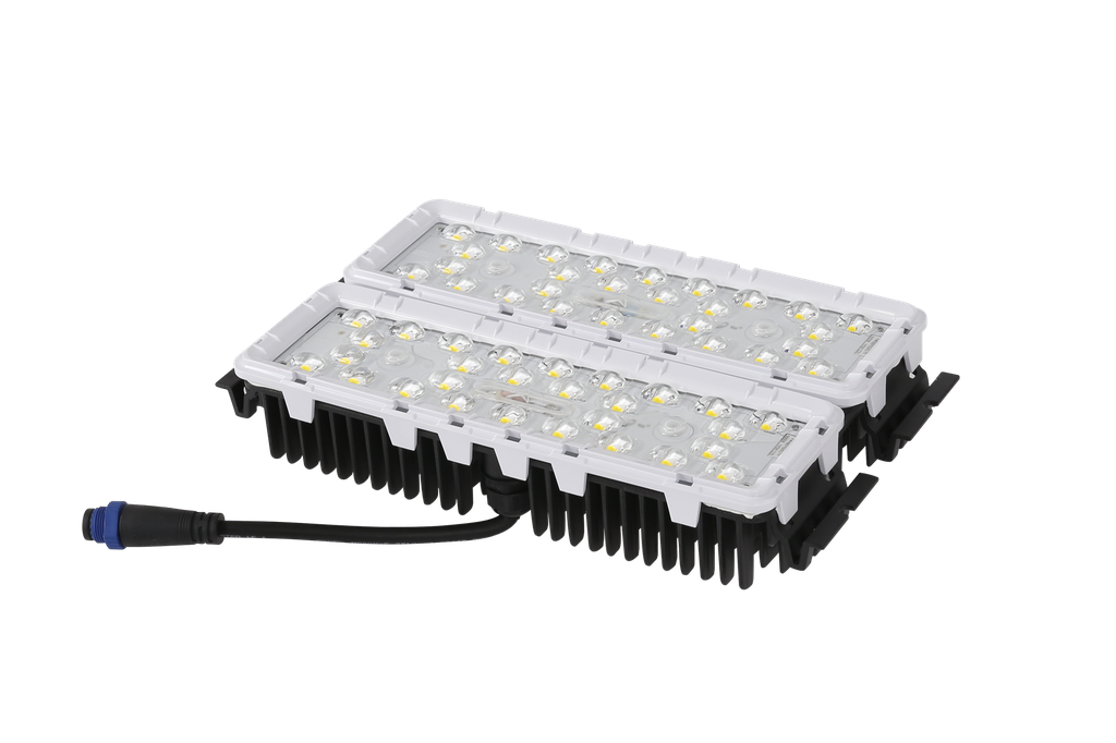 Módulo LED, 80-120W, 5000K, M33B-VBA (2x18pcs), 3160, 60 Grados, SANAN 5050, 72,000 horas de vida útil, 800-1200mA, 80-108Vdc, IP68