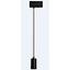 Lámpara Colgante Magnética LED p/Riel de 40mm de ancho, 12W, 2.36"(60mm), 3000K Blanco Cálido, 100-260Vac, Dimmable, Instalación: Empotrar o Superficie, 36 Grados, Negra