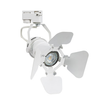 Cajetín p/Lámpara de Riel (Track light) LED, DG-5503-02, Base: E27, 2 cables, Blanco