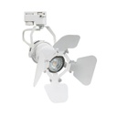 Cajetín p/Lámpara de Riel (Track light) LED, DG-5503-02, Base: E27, 2 cables, Blanco
