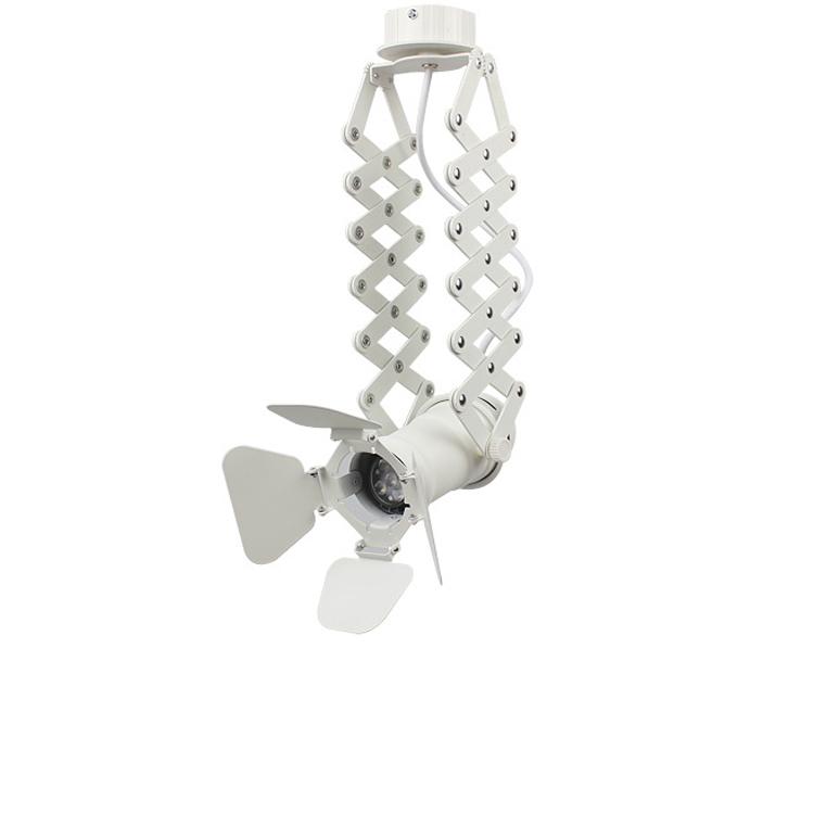 Cajetín p/Lámpara de Riel (Track light) LED, DG-5504-02, Base: E27, 2 cables, Blanco