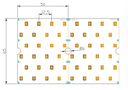 Cinta LED, SMD2835, 35W/M, 6000K Blanco Frío, 24Vdc, CRI≥80, 2OZ PCB, Largo: 2.5Mts, Ancho: 65mm, 480Led/Mts, 6 líneas, IP20, 120 Grados, 2800Lm/m