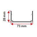 Clip para Tubo de Neón DG-7030