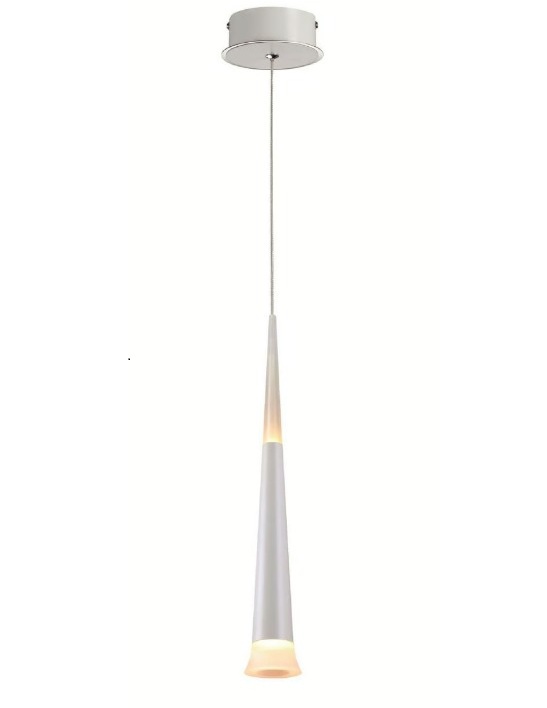 Lámpara LED Decorativa Colgante, DG50624P, 7W, 4000K Blanco Natural, 85-265Vac, Dimensiones: 120x120x700-1200mm, IP20