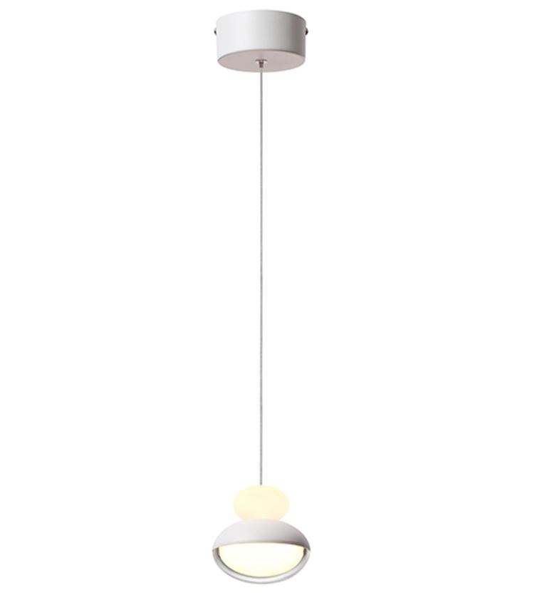 Lámpara LED Decorativa Colgante, DG50472P, 8W, 4000K Blanco Natural, 85-265Vac, Dimensiones: 100x100x1500mm, IP20, Blanco