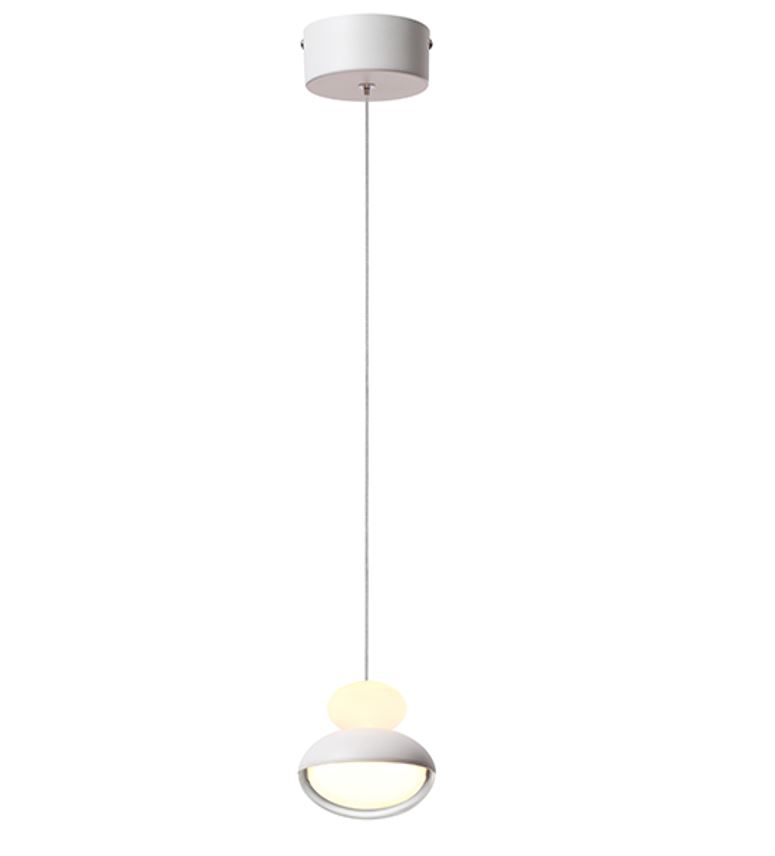 Lámpara LED Decorativa Colgante, DG50472P, 8W, NW 4000K, 85-265Vac, Dimensiones: 100x100x1500mm, IP20, Blanco
