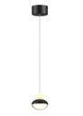 Lámpara LED Decorativa Colgante, DG50472P, 8W, 4000K Blanco Natural, 85-265Vac, Dimensiones: 100x100x1500mm, IP20, Negro