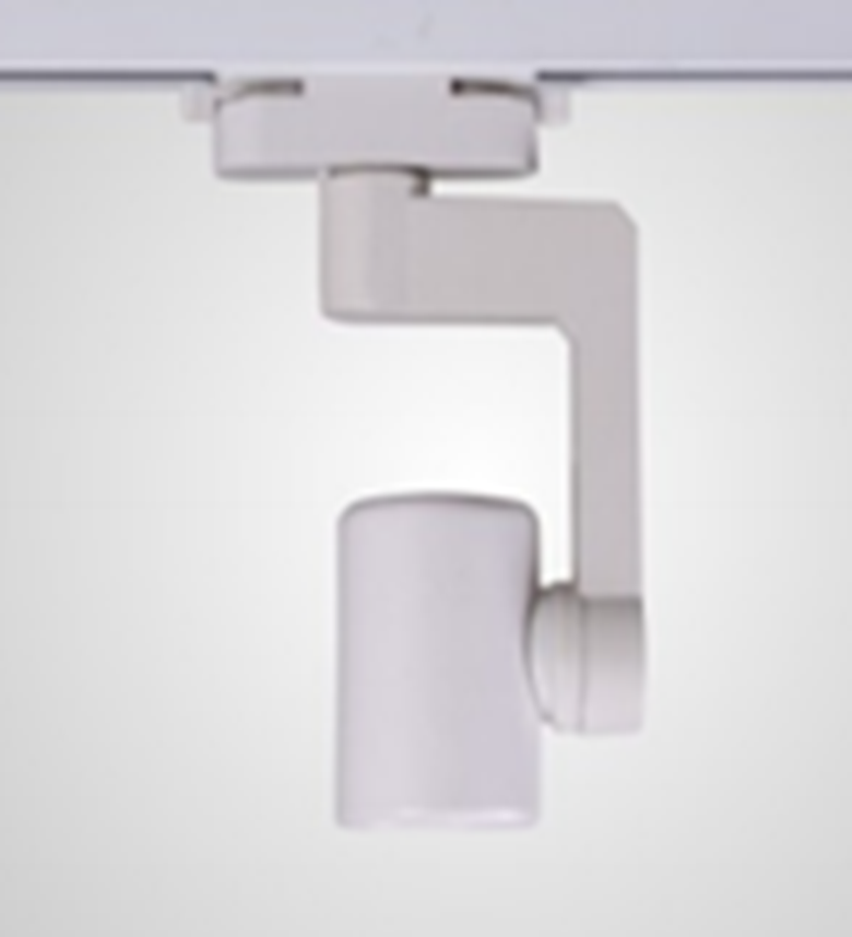 Cajetín p/Lámpara de Riel (Track light) LED, DG-5407-02, Base: GU10, 2 cables, Blanco