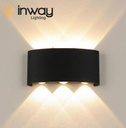 [DGPR-1026888] Lámpara LED de Pared (Aplique), DGW-052, 6W, 6x1W, CW 6000K, 85-265Vac, IP60, Negro, 76 Grados, Dimensiones: 170x80x40mm, Material: Aluminio, Uso en exterior techado o interior